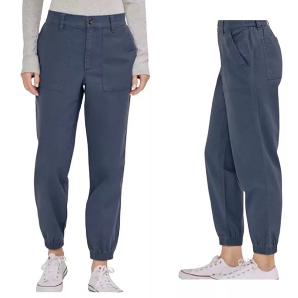 GAP NWT Indigo Blue Twill Jogger Pants Size XXL - Picture 1 of 13